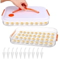 thumbnail image 1 of Plastic Egg Tray Packaging Egg Container with Lid 2 Packaging Egg Container with Lid, 1 of 5