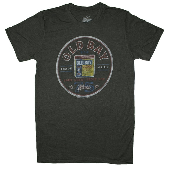 Men's Officially Licensed Old Bay Seafood Seasoning Garage Sign T-Shirt(