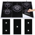 thumbnail image 1 of Gas Stove Protectors Reusable Gas Stove Burner Covers 5 Hooks Non-Stick Heat Resistant Stove Top Gas Range Protectors Dishwasher Safe for Home Kitchen, 1 of 10