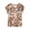 A-Khaki, variant on Wxolcjlv Women's T Shirt Floral Print Tee Short Sleeve Chiffon Casual Basic Layering Tops,Beige,L