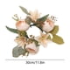 thumbnail image 4 of Cheapark Simulated Lily Candlestick Wreath Floral Centerpiece with Faux Flowers for Gift Valentines Day Table Decor Dining Room A mbiance, 4 of 6
