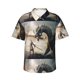 thumbnail image 1 of Fotbe Swordsman Cool Dragon Camisa Hawaiana para Hombre Unisex – Camisa Casual de Verano con Botones de Manga Corta de Algodón y Lino,Small, 1 of 7