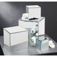 thumbnail image 2 of Tripar International Set of 4 Clear Cube Glass Mirror Pedestals 10", 2 of 2