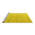 thumbnail image 2 of Ahgly Company Machine Washable Indoor Rectangle Abstract Yellow Modern Area Rugs, 7' x 10', 2 of 4