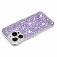 thumbnail image 3 of Dteck Bling Case for iPhone 11 Pro Max, Women Girls Sparkly Glitter Shiny Soft TPU Rubber Ultra Slim Shockproof Hard Protective Cover, Purple, 3 of 7