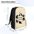 thumbnail image 4 of Fotbe Panda Doing Yoga Mochila de Viaje para Laptop, Mochila Ejecutiva Delgada y Resistente 15.6", 4 of 8