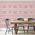 thumbnail image 5 of S4Sassy Elephant Tribal Wallpaper - Asian Style Wall Covering, 25" X 60" Self-Adhesive Vinyl Walls Paper, Decorative Wallwrap, Easy Diy Walls Covering For Bedroom, Living Room, Living Spaces - Pink, 5 of 9