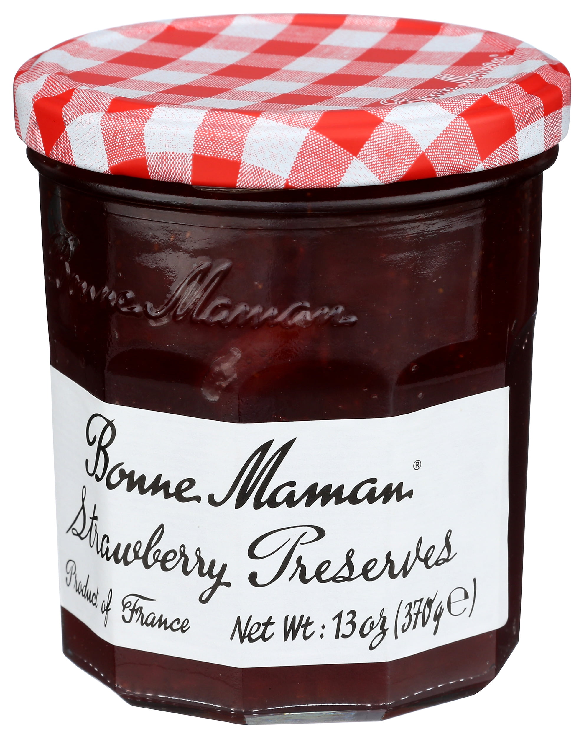 Pack of 6, Bonne Maman Strawberry Preserves, 13 oz