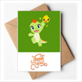 thumbnail image 1 of Dinosaurio unido amo Nota en blanco del sobre de la tarjeta de agradecimiento, 1 of 4