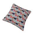 thumbnail image 2 of Rateoe Dachshund Dog Heart Pattern Throw Pillow Cover Premium Pillow Stuffer Sham Square for Decorative Cushion Bed Couch Sofa(Pillow insert not included), 2 of 8