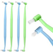 8pcs End-Tapered Double-Ended Toothbrushes for Braces Toothbrush Teeth Detail Cleaning Orthodontic Toothbrush