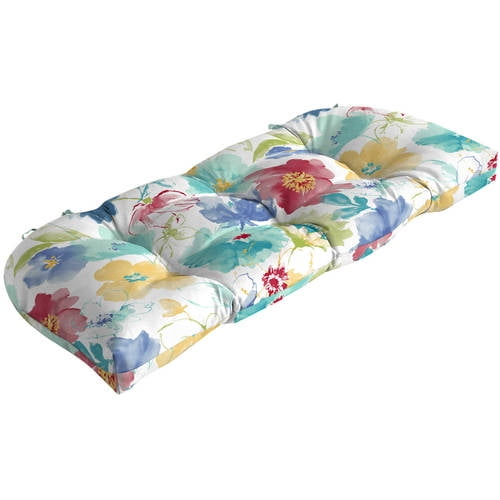 better homes and gardens outdoor patio wicker settee cushion