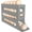 Color 241, variant on 30 Eggs Egg Holder for Fridge - Auto Rolling Fridge Egg Organizer, Space-Saving Egg Dispenser Holder, 4 Tiers Fridge Egg Rack Large Capacity Egg Dispenser for Refrigerator (grey)