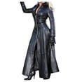 thumbnail image 1 of Veste en Denim pour Femmes 2024 à Manches Longues Col à Revers avec Fermeture Éclair, 1 of 4