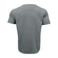 thumbnail image 4 of NinXxx Men's V Neck Solid Large Casual Short Sleeve Pocket Tee Grey M, 4 of 6
