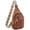 A-brown, variant on GAEKEAO Sling Bag for Women Vegan Leather Crossbody Bags Fanny Pack Chest Pack Small Backpack Travel Purse Shoulder Bag
