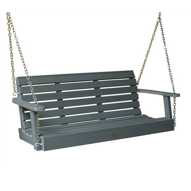 highwood® Eco-Friendly Recycled Plastic Weatherly Porch Swing, 4'