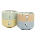 thumbnail image 4 of Peanuts Snoopy Bonbon Bites Decorated Stoneware Ceramic Stackable 4 Piece 5.5" Tableware Bowls, Mixed Colors, 4 of 13