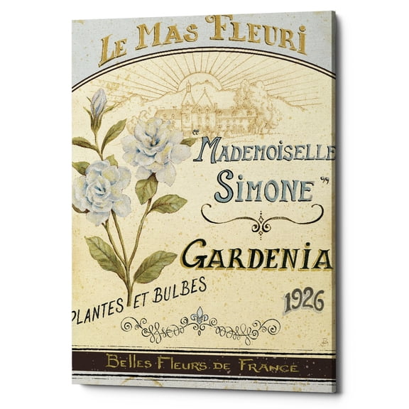 Epic Graffiti 'French Seed Packet IV' Canvas Wall Art, 12"x16" 18" x 26"