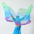 thumbnail image 6 of Baisdan Dance Rectangle Flag Worship Flag Church Praise Dance Accessories 1 Pair 11#GREEN-BLUE-PURPLE, 6 of 7