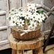 thumbnail image 4 of 5X Cesta de Mimbre Tejida Una Mano Canasta de Flores de Simulación Canasta de Flores Pequeña, 4 of 5