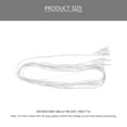 thumbnail image 4 of 2 Pcs Rallonge Transparente Rallonge Invisible Rallonge de Lumière de Noël pour Intérieur Extérieur avec Prise US, 4 of 8