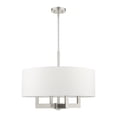 thumbnail image 4 of Livex Lighting - Cresthaven - 4 Light Chandelier in Contemporary Style - 24, 4 of 12