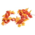 thumbnail image 4 of Maple Leaf Vine Piping Decoration Garnish Simulation Garland Rattan Ceiling Red Maple Leaf Hanging Wall Collapsible Fall Maple Cane Collapsable Ornament, 4 of 7
