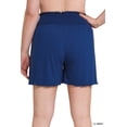 thumbnail image 3 of Women & Plus Stretch Workout Running Tight Leggings with Wide Waistband & Pockets, 3 of 4