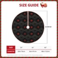 thumbnail image 4 of Kll Red Poker Christmas Tree Skirt 36",Party Decorations Farmhouse For Christmas Decorations Holiday Party, 4 of 8