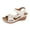 White, variant on Mostsola Orthopedic Sandals for Women 2025 Bohemian Flower Platform Wedge Sandals Slingback Heels