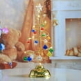 thumbnail image 2 of Christmas Tree LED Light,Christmas Table Lamp Decorative Desk Lamp, Ornaments Night Light Crystal Lamp LED Modern Crystal Decor for Desktop, Living Room, Christmas Decoration (Gold), 2 of 5