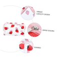 thumbnail image 5 of Linda bolsa de maquillaje, bolsa de maquillaje portátil transparente, bolsa de almacenamiento de artículos de tocador impermeable, bolsa para bolígrafos de gran capacidad (fresa), 5 of 5