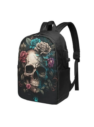 Cute Black Devil Skeleton Plush Backpack Horror Monster Gothic Bags For  Girl Boy Backpack Doll Cartoon Travel Backpack