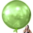 thumbnail image 1 of Globo KALOR gigante de 36 pulgadas, color verde lima metalizado, paquete de 6, 1 of 2