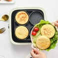 thumbnail image 6 of Kuroiy Omelet Pan 4-Hole Nonstick Griddle | Die-Cast Aluminum | Multipurpose for Eggs Pancakes Crepes Burgers | Induction Gas Safe | Stay-Cool Handle | Oven Dishwasher Safe | 1 Unit, 6 of 9