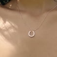 thumbnail image 2 of Tilo Jewelry Yellow Gold Plated 925 Sterling Silver Pave Horseshoe Pendant Necklace with Cubic Zirconia CZ Stones | Women & Unisex | Adjustable 16 Inch to 18 Inch Cable Chain, 2 of 8