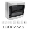 thumbnail image 1 of Power Distribution Protection Box IP65 Waterproof Transparent Cover MCB Power Junction Wire Boxes, 1 of 4