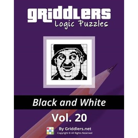 Pre-Owned Griddlers Logic Puzzles: Black and White (Paperback) by Rastislav Rehak, Griddlers Team