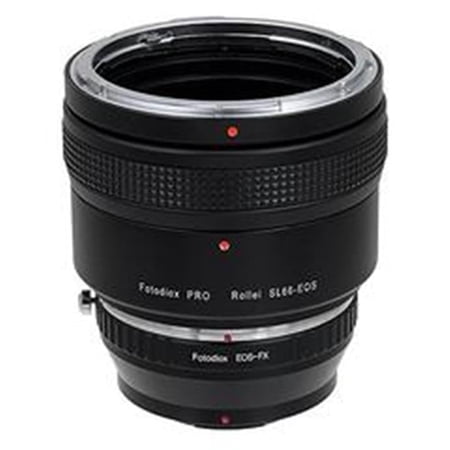 Fotodiox SL66-EOS-FXRF Pro Lens Mount Adapter - Rolleiflex SL66 Series Lens To Fujifilm X-Series Mirrorless Camera Body