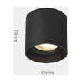 thumbnail image 2 of Lámpara de techo LED de montaje en superficie Focos de techo ajustables Incluye LED intercambiables 5W 3000K Blanco cálido Ø65x70mm Downlight LED, BR-Vie Negro [Clase de eficiencia energética F], 2 of 5