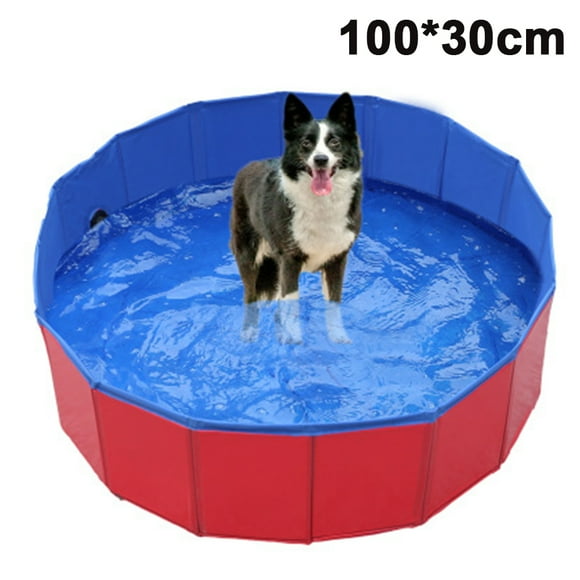 Foldable Dog Pet Bath Pool Collapsible Dog Pet Pool Bathing Tub Kiddie Pool for Dogs Cats and Kids