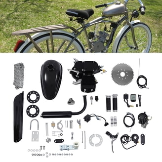 Cycle Pro Vintage Bicycle Parts 80cc & 66cc Bicycle Engine Kit – Motorize Your Bike With 415 Chain Gas Motor Electric Bike Conversion Kit