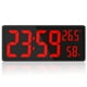thumbnail image 5 of Reloj de Pared Digital LED Grande con Temperatura Interior ROJO perfecl Despertador Digital, 5 of 8