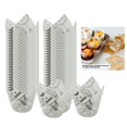 thumbnail image 3 of Tazas para hornear, 50 piezas de revestimiento de cupcakes de án soportes de vasos a prueba y envoltorios de forros para blanco Hugo Tazas para hornear, 3 of 7