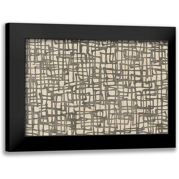 Wild Apple Portfolio 14x11 Black Modern Framed Museum Art Print Titled - Endless Squares Natural