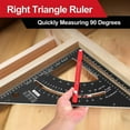 thumbnail image 4 of 7inch Carpentry Triangle Ruler Adjustable Carpenter Layout Square Woodworking Tools, 4 of 8