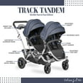 thumbnail image 6 of Dream On Me Track Tandem Stroller- Face to Face Edition, Slate, 6 of 25