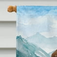 thumbnail image 3 of Carolines Treasures CK1986CHF Mountian Flowers Chocolate Lab Flag Canvas House Size  Large multicolor, 3 of 4