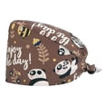 thumbnail image 1 of Scrub Cap With Buttons Bouffant Hat With Sweatband for Womens and Mens, 1 of 1